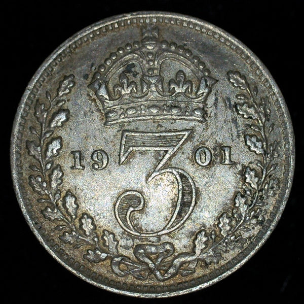 Victoria. Threepence. 1901