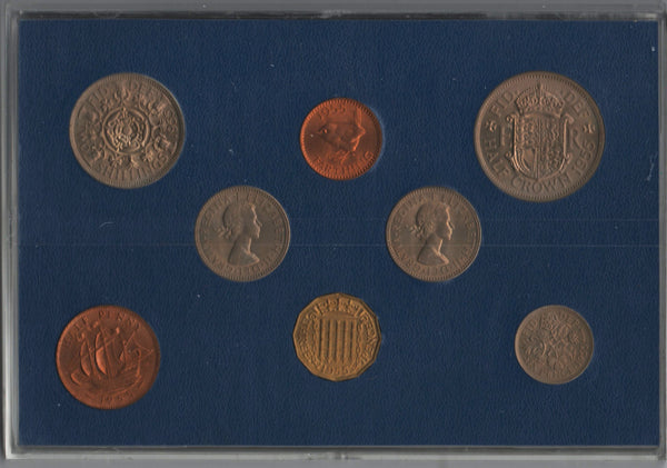 Elizabeth II. Uncirculated coin set. 1955