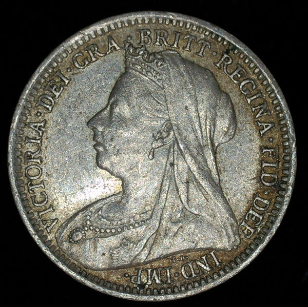 Victoria. Threepence. 1901
