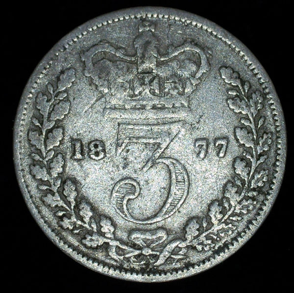 Victoria. Threepence. 1877. A selection.