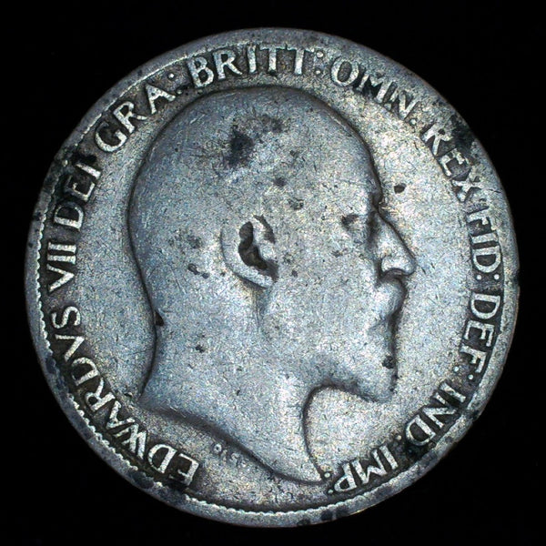 Edward VII. Sixpence. 1910. A selection