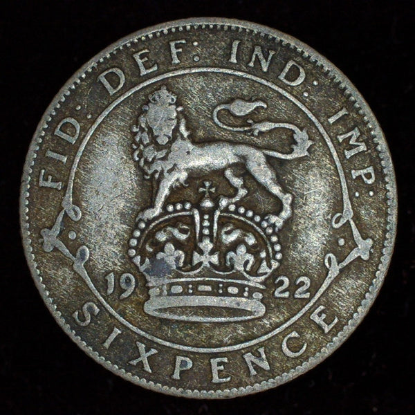 George V. Sixpence. 1922