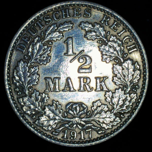 Germany. Half Mark. 1917 A