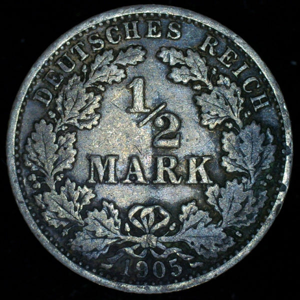 Germany. Half Mark. 1905 A