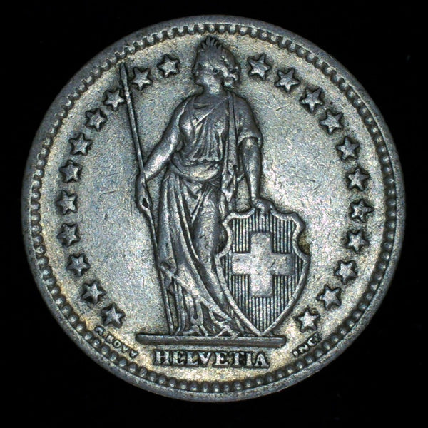 Switzerland. 2 Francs. 1946