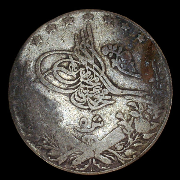 Egypt 5 Piastres AH1327 year 6 (1913)