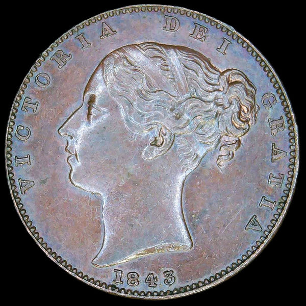 Victoria. Farthing. 1843