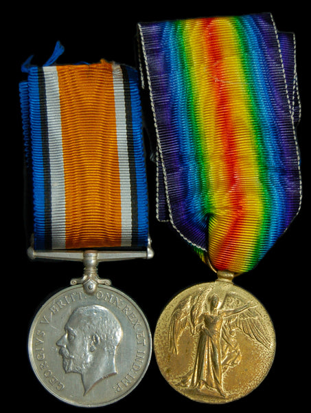 WW1. Pair. Perry. A.S.C.
