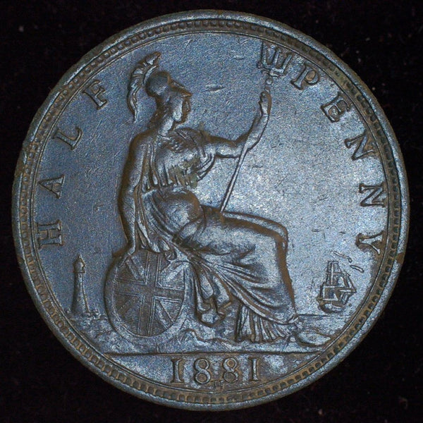Victoria. Half penny. 1881 H