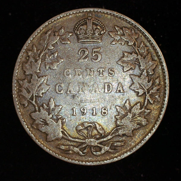 Canada. 25 Cents. 1918