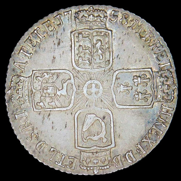 George II. Sixpence. 1758.