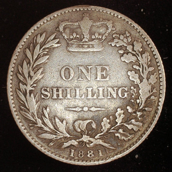 Victoria. Shilling. 1881. A selection