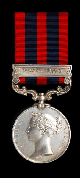 India General Service Medal. 1854. Jowaki 1877-8. Fallon. R.A.