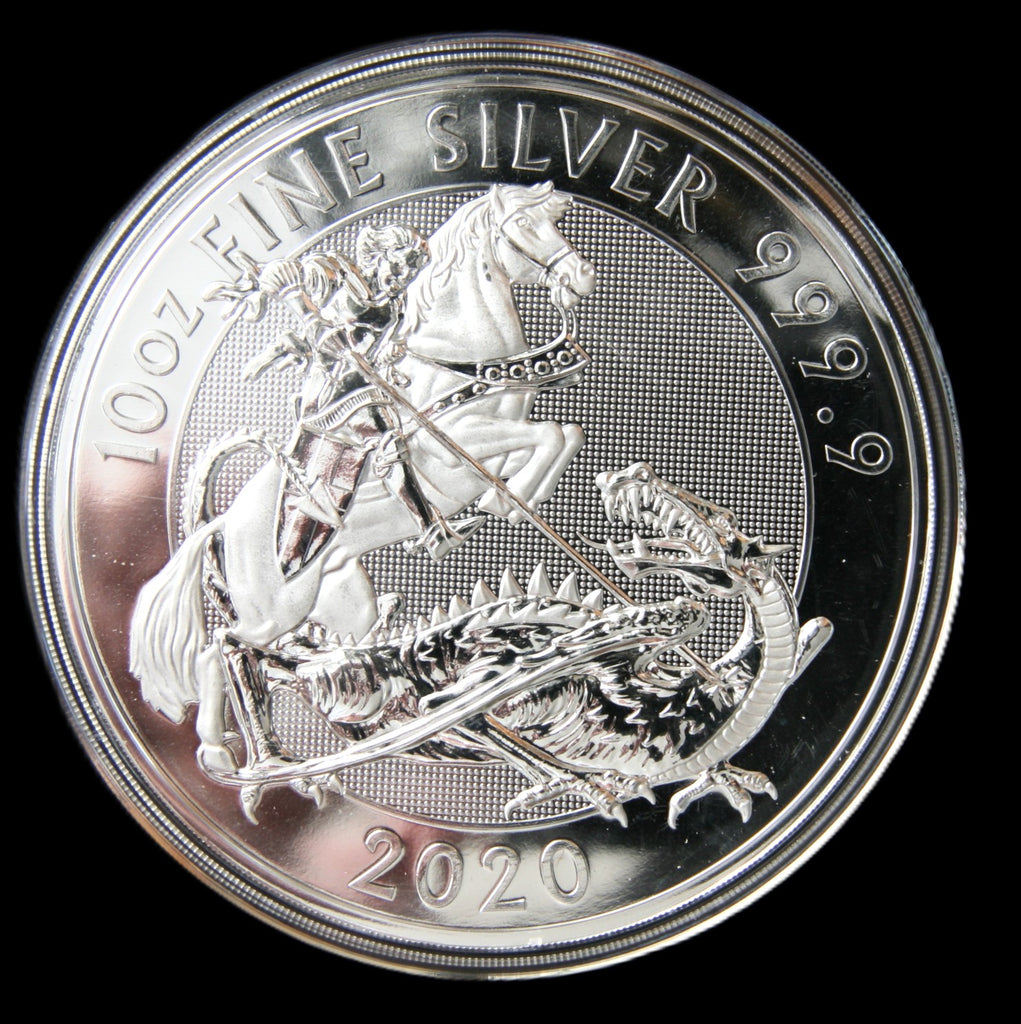 Elizabeth II. 10 Oz Ten Pounds fine silver. 2020.