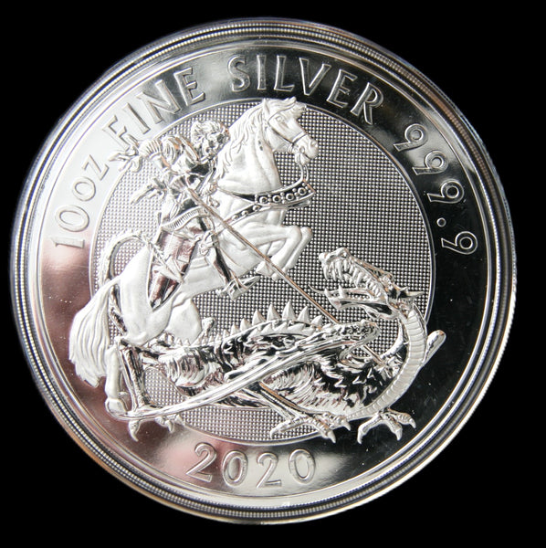 Elizabeth II. 10 Oz Ten Pounds fine silver. 2020.