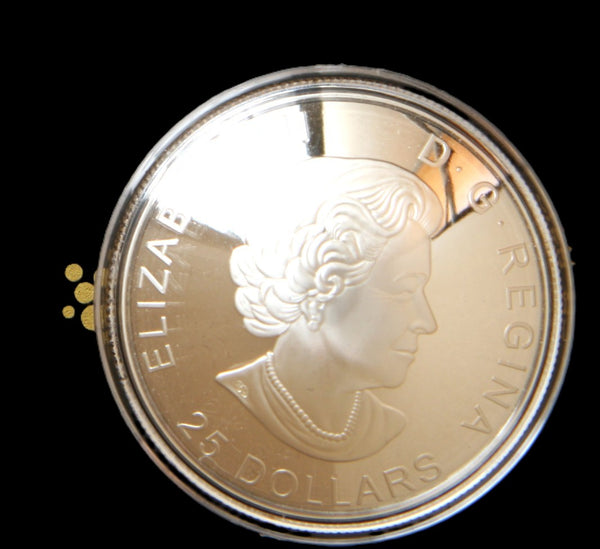 Canada. Silver proof 25 Dollars. 2021. Klondike gold rush.