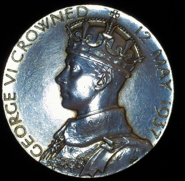 George VI & Elizabeth. Silver Coronation medal. 1937.