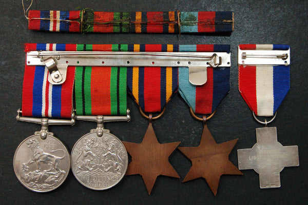 WW2. Campaign group of 4 + 1. Finney. R.E.