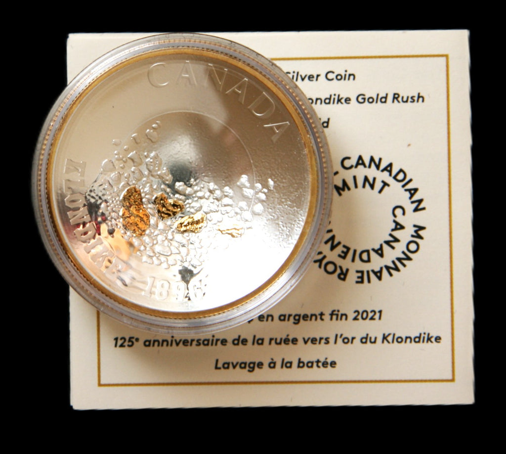 Canada. Silver proof 25 Dollars. 2021. Klondike gold rush.