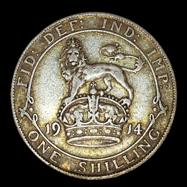George V. Shilling. 1914. a selection