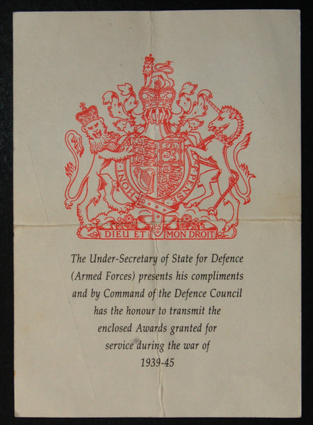 WW2. Campaign group of 4 + 1. Finney. R.E.