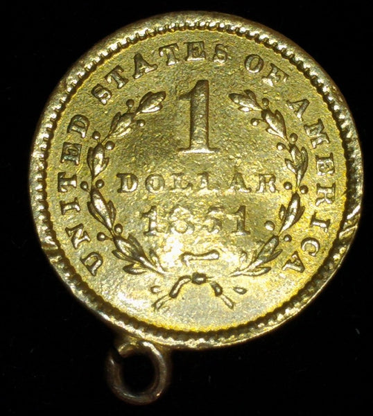 USA. One Dollar. 1851
