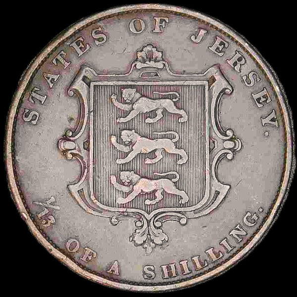 Jersey. 1/13th Shilling. 1858