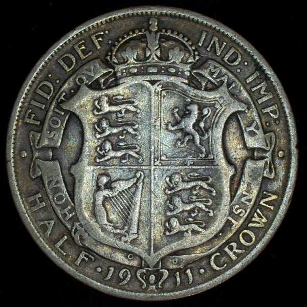 George V. Half Crown. 1911