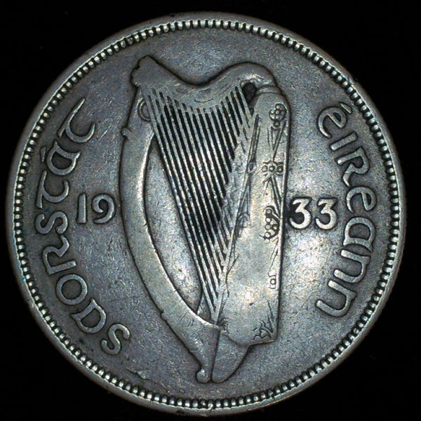 Ireland. Half Crown. 1933