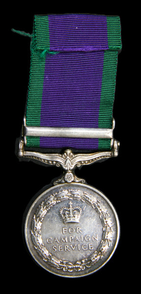 General Service 1962-2007. Borneo clasp. Gurhka Rifles.