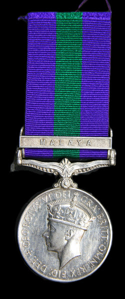 General Service Medal. 1918-62. Malaya. 7th Gurkha Rifles.