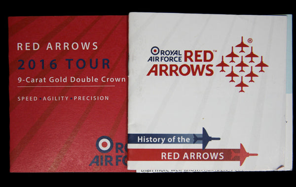 Tristan da Cunha. Red Arrows gold double crown. 2016.