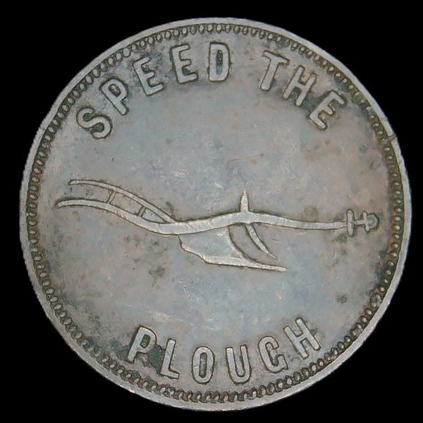 Canada. Halfpenny Token. Success to the fisheries. 1859-60