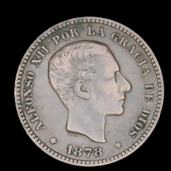 Spain. 5 Centimos. 1878.