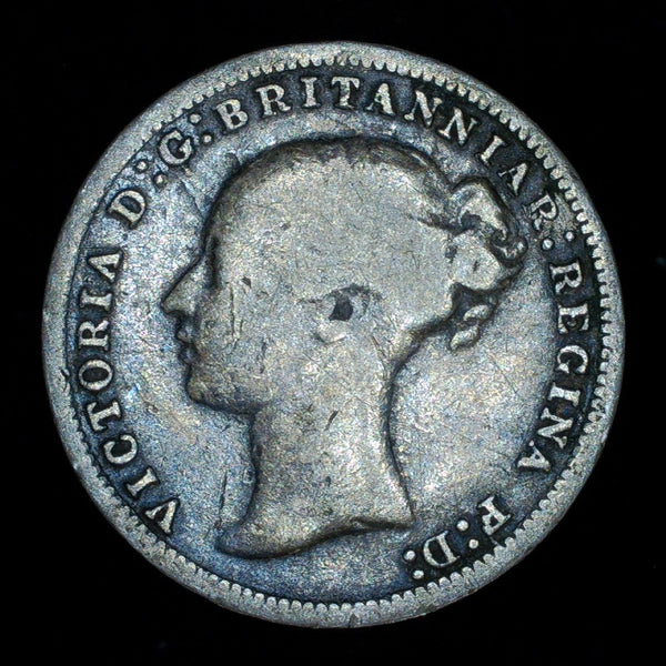Victoria. Threepence. 1877. A selection.