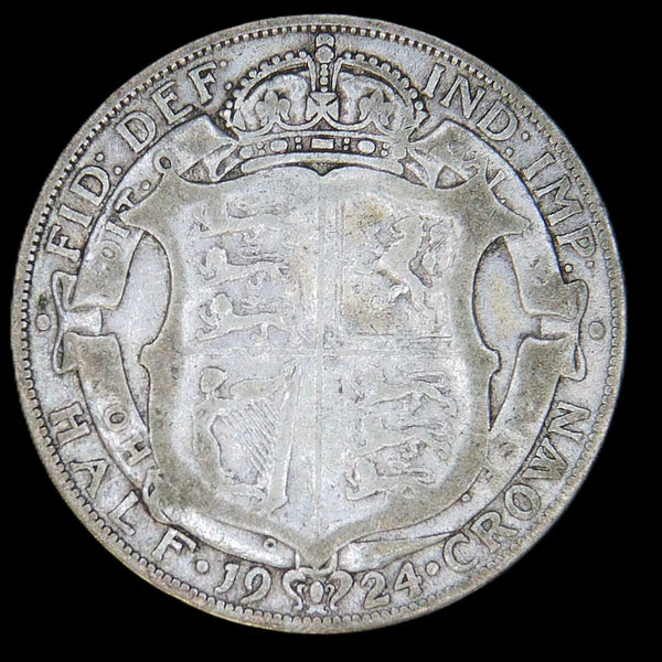 George V. Halfcrown. 1924. a selection.