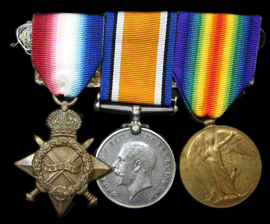 WW1. 1914-15 star trio. Holloway. RN.