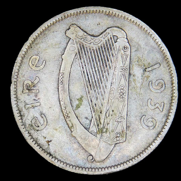 Ireland. Halfcrown. 1939