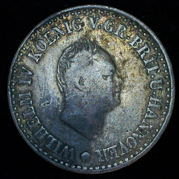 Germany. Hannover. 1/6th Thaler. 1834
