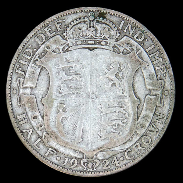 George V. Halfcrown. 1924. a selection.