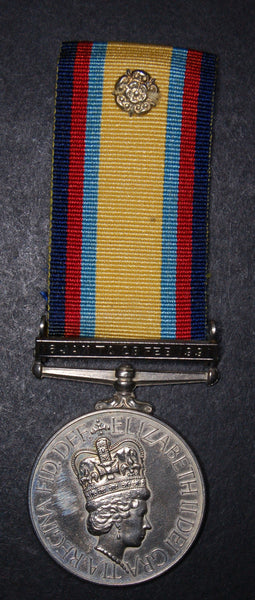 Gulf medal group of 3. Buckle. R.C.T.