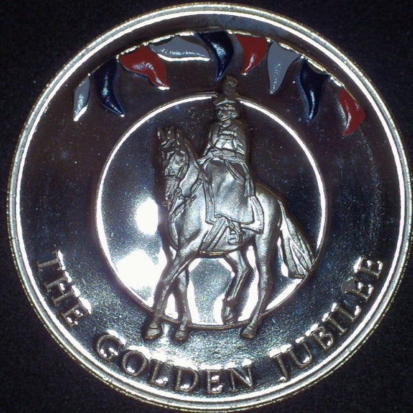 Falkland Islands. 50 Pence. 2002 Golden Jubilee