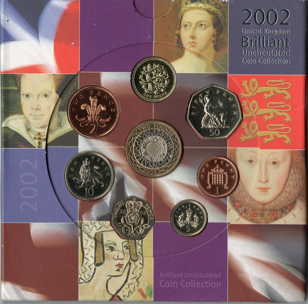 Royal Mint. UK Uncirculated coin set. 2002