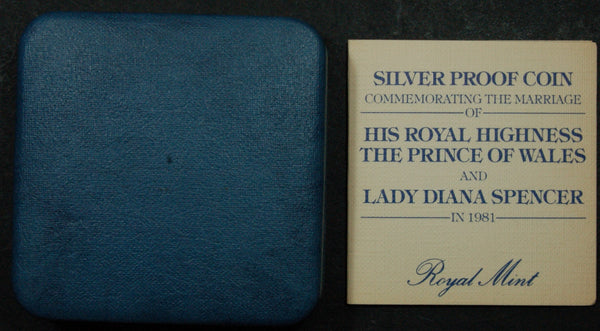 Royal Mint. Proof silver crown. 1981