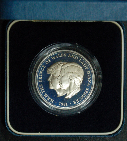 Royal Mint. Proof silver crown. 1981