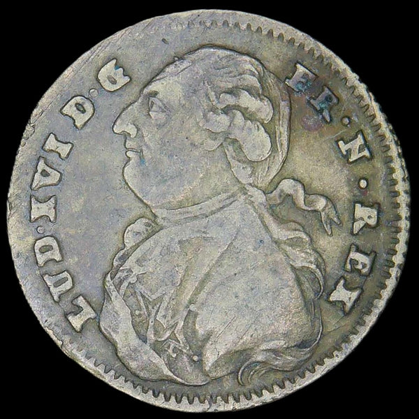 France. Jetton. Louis XVI. 1790