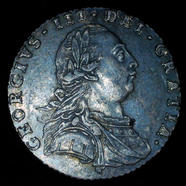 George III. Sixpence. 1787. A selection