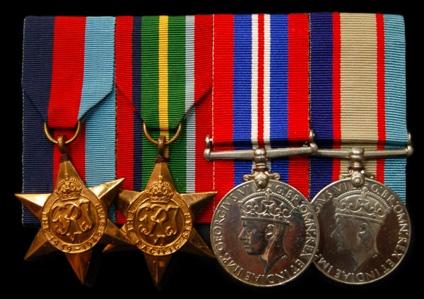 WW2. Group of 4. Marshall. Australian Merchant Navy.