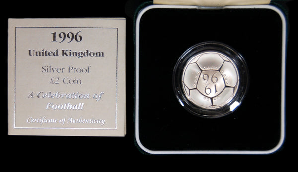 Royal Mint, Silver proof two Pounds. 1996
