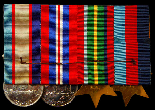 WW2. Group of 4. Marshall. Australian Merchant Navy.